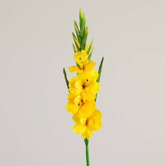 45" Yellow Gladiolus Flower Stems, 3ct.